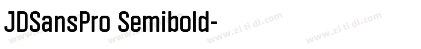 JDSansPro Semibold字体转换